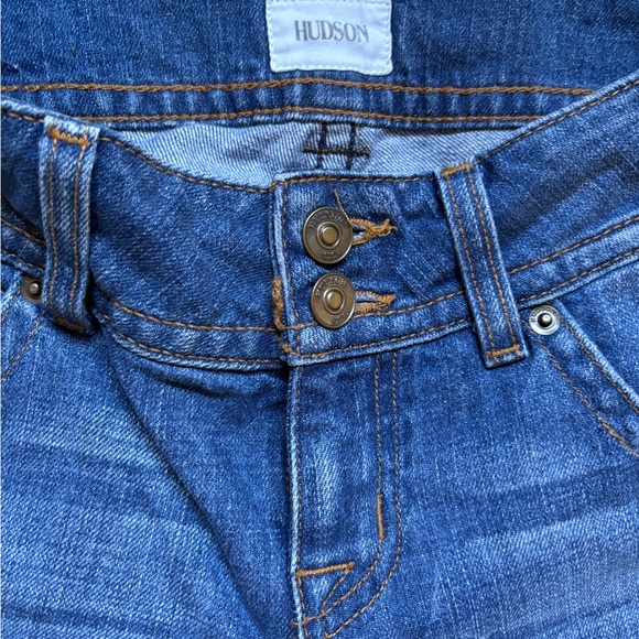 Hudson Jeans Dark Blue Flare & Wide Leg - Picture 4 of 5